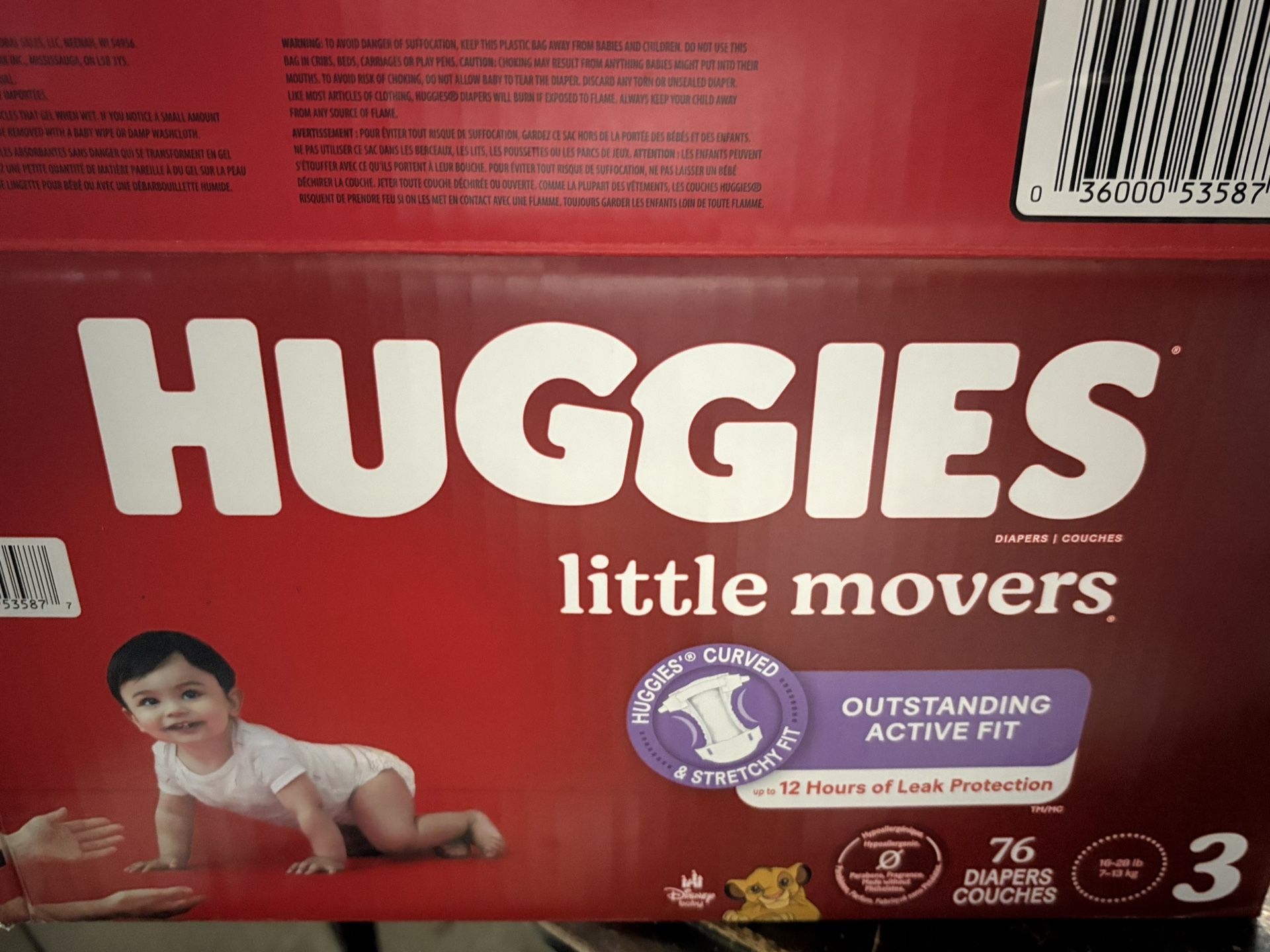 Pampers and Huggies diapers