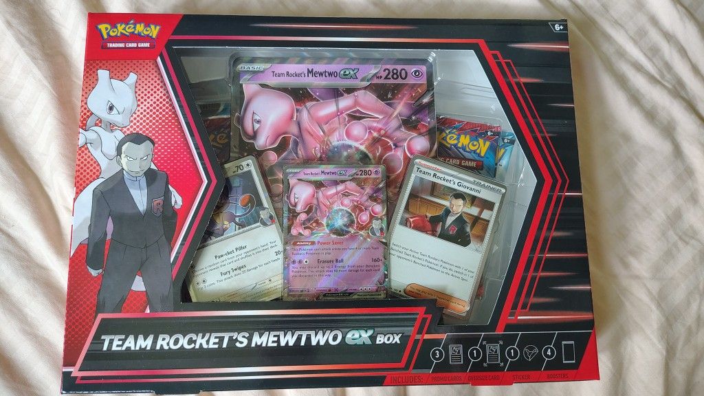 New Sealed Team Rocket's Mewtwo Ex Box Pokémon Pokemon Cards TCG