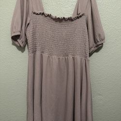 Light Pink/Plum Dress