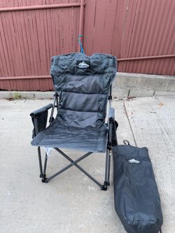 Cascade Mountain Tech High Back Camping Chair w/ Carry Bag