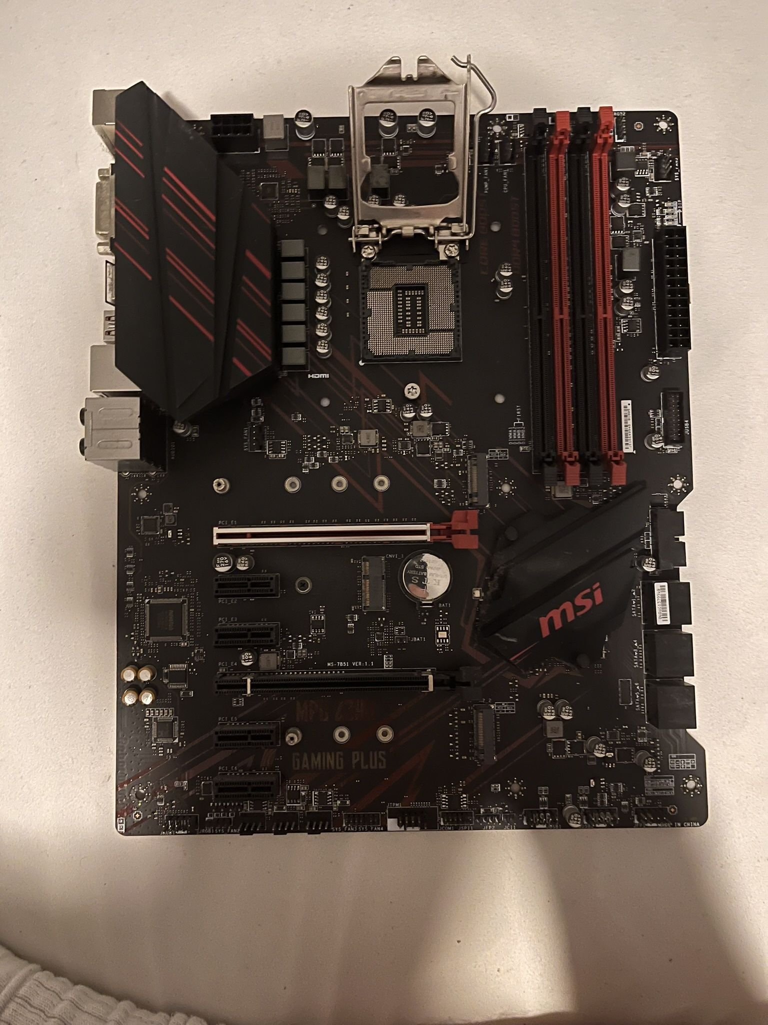 MSI Gaming Motherboard gaming plus edition
