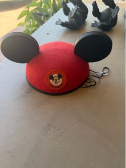 Vintage Walt Disneyland Mickey Mouse Club Mouseketeer Hat with Ears, Infant Size