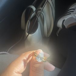 925 Gold Ring Size 7