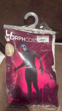 Morph Costumes Eyeless Jack Adult Costume Large