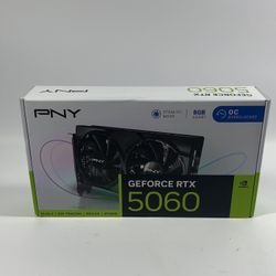 New PNY GeForce RTX 5060 OC 8GB GDDR7 Graphics Card VCG50608DFXPBW1-O