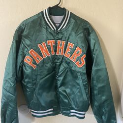 Vintage Bomber Jacket Porterville Panthers Or Orange Panthers
