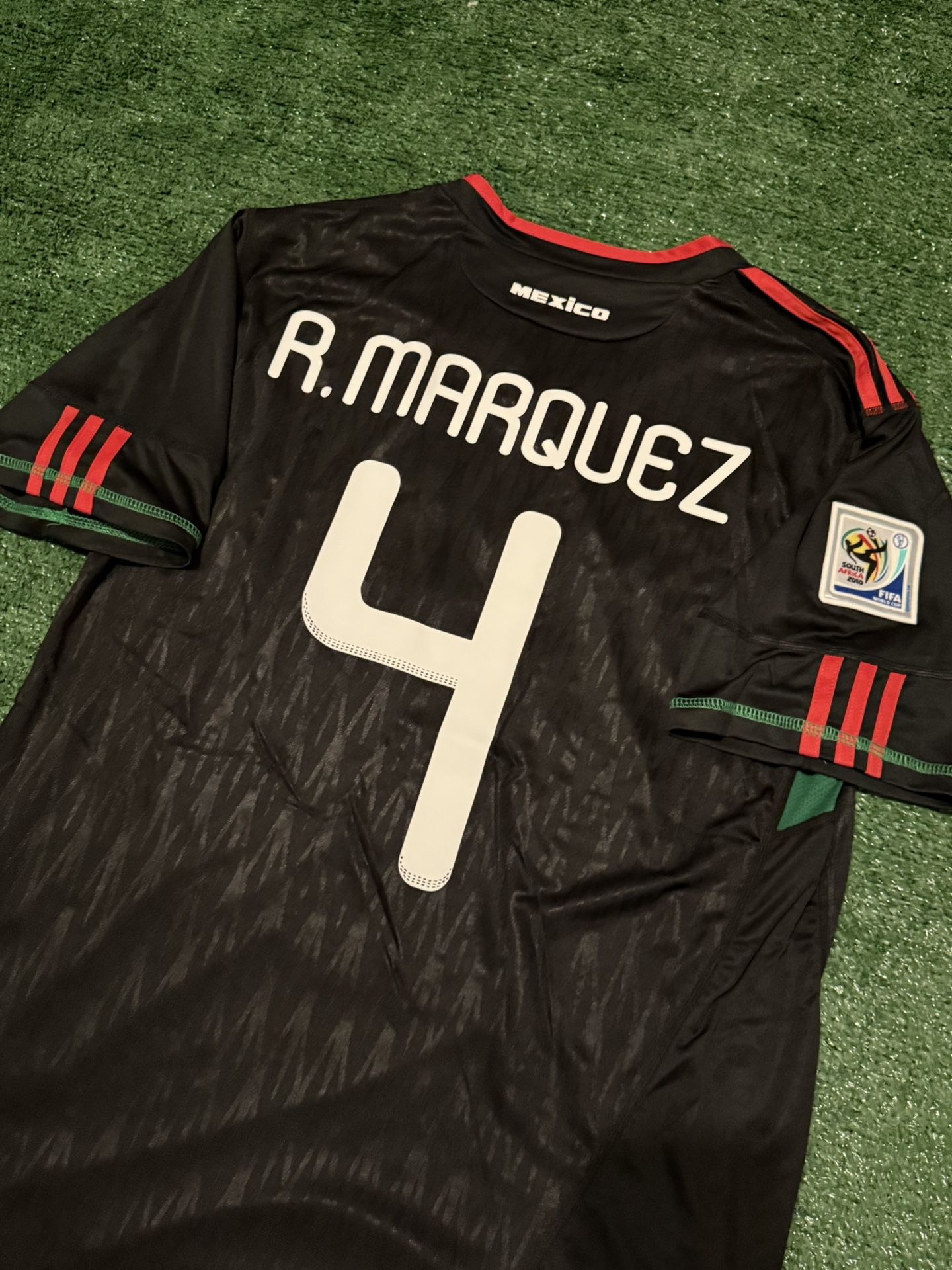 Rafa Marquez #4 Mexico Away Jersey 2010 World Cup