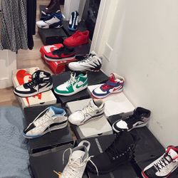 Reebok Jordans Nikes Air Force Ones Timberlands, Low Tops, Mids And Highs