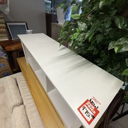 Brand New White Seated Bench 