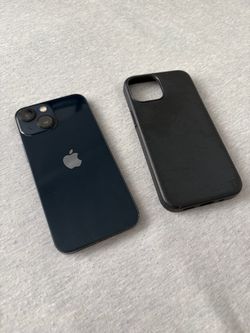 iPhone 13 Mini Unlocked 128gb with Apple Leather Case