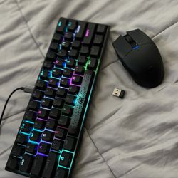 Corsair K65 keyboard w/mouse
