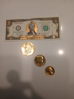 24k gold plated currency