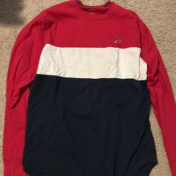 LARGE MEN’S LONG SLEEVE HOLLISTER SHIRT