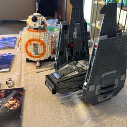Lego Sets! Kyle Ren BB8 Millennium Falcon- 75104 ,75187, 75105