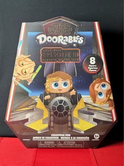 🌟Star Wars Doorables Episode III: Revenge of the Sith Collector Peek set, featuring 8 collectible mini figures.  (sealed)