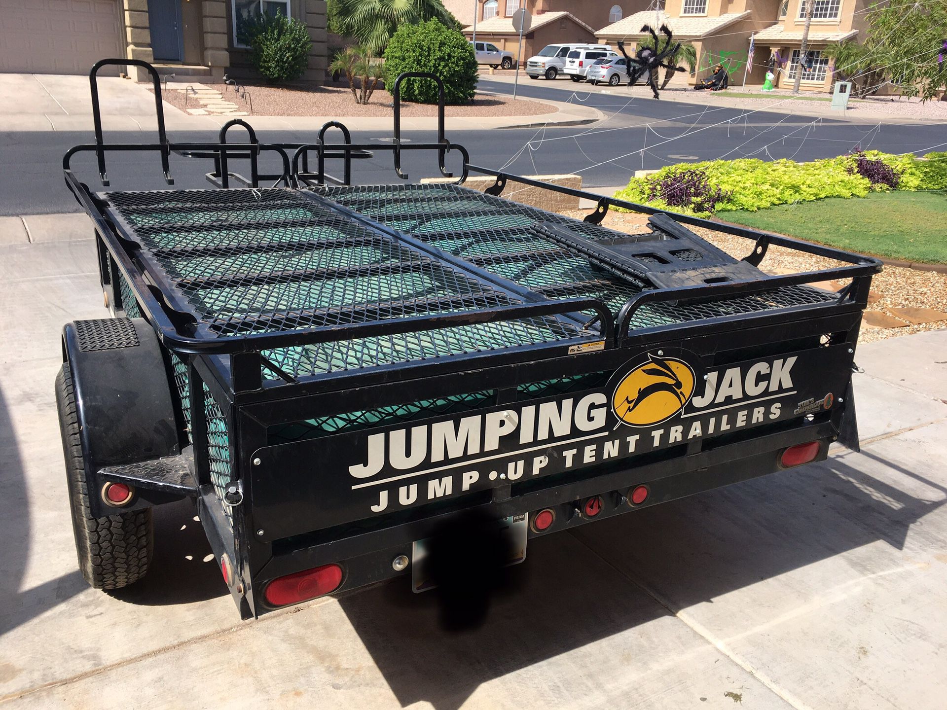 Jumping jack tent trailer