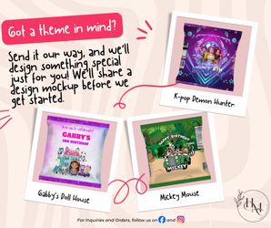 Customized Party Supplies