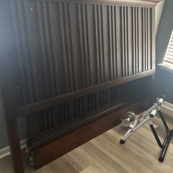 King size bed Frame, All Hardware Except Mattress
