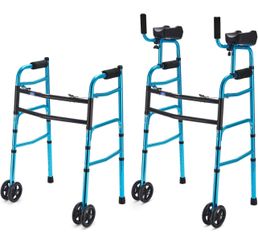 Walker with Armrests Silver Color 