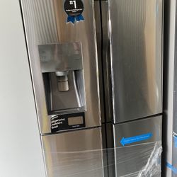 Samsung Silver Refrigerator 