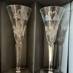 WATERFORD Crystal COLLECTION FLUTE GLASSES