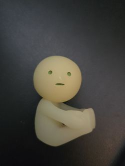 Smiski figure yoga edition