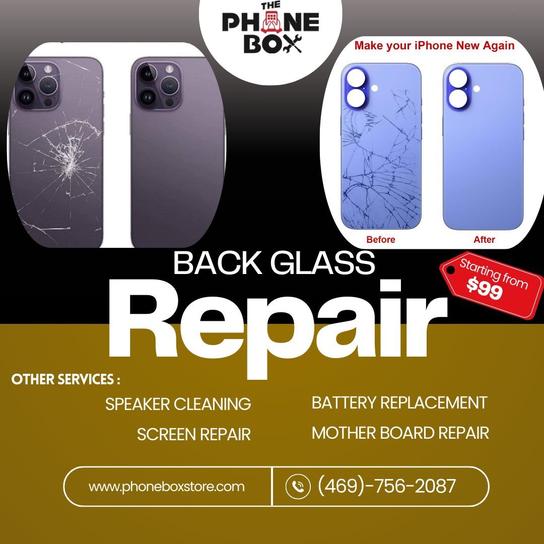 Back Glass Repair For iPhones Starts From $99 Only 😱🥳