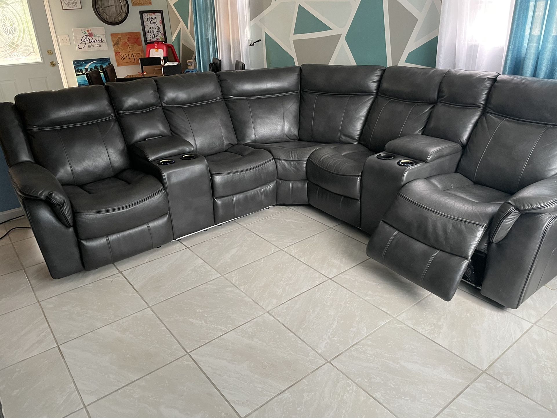 Leather Sectional Sofa