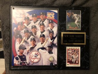 Yankees Memorabilia Plaque