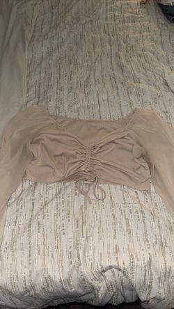 Beige crop top 1XL