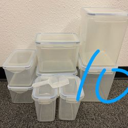 8package storage container brand new $10 Big Box 