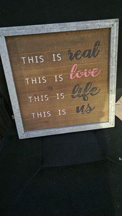 This Is Us Rustic Wood Wall Sign
