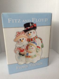 Fritz and Floyd snowman cookie jar