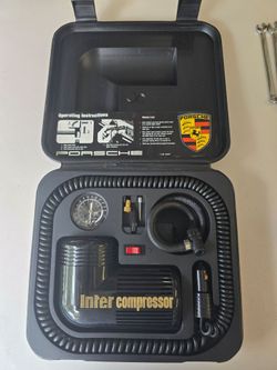 Porsche vintage inter compressor tire inflator