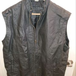 Lether Vest Size L