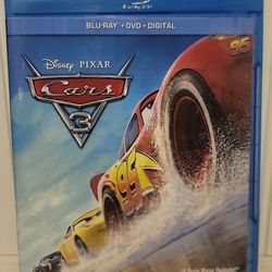 $5 DISNEY - PIXAR BLU RAY MOVIE. CARS 3 . BLU RAY / DVD ONLY. NO DIGITAL. $5 OR TRADE FOR A MOVIE TITLE I DO NOT ALREADY OWN.
