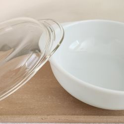 Pyrex Opal White Casserole Dish
