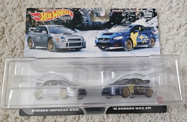 Hot Wheels Premium Subaru WRX Two Pack