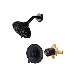 Single Handle 5-Spray Wall Mount Shower Faucet 