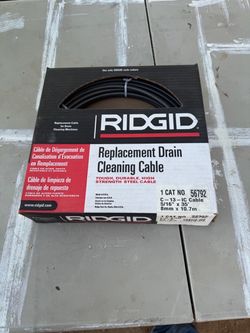 Ridgid Drain Cleaning Cable, 5/16 In. x 35 ft