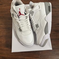 Air Jordan Retro  4 White Oreo 