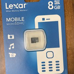 Lexar Micro SD Card 8 GB