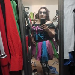 Neon Skeleton Dress
