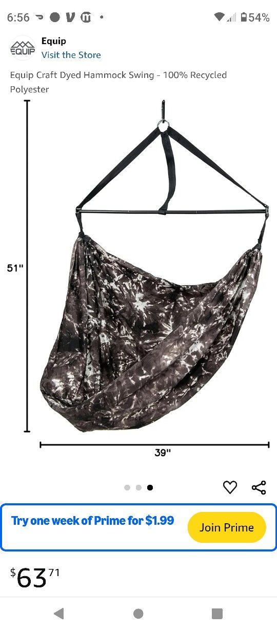 Equip Hammock Swing