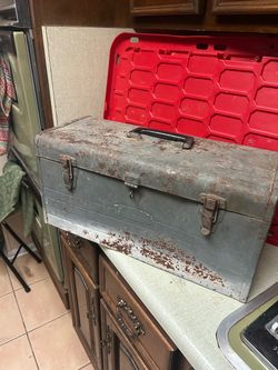 Vintage Metal Toolbox