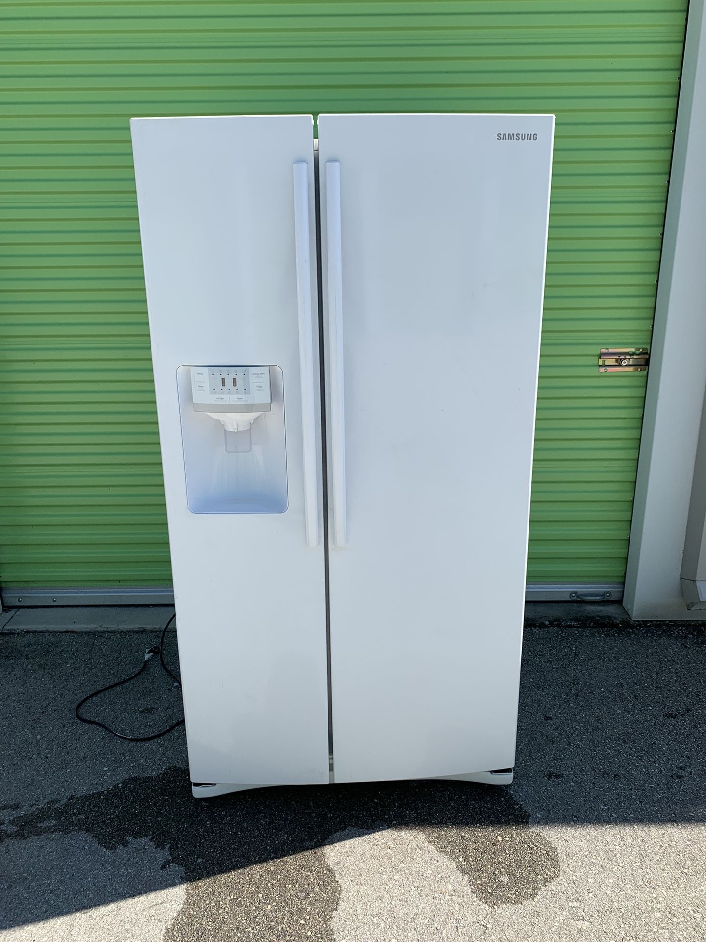 Samsung Side-By-Side Refrigerator, White