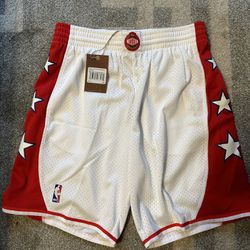 Brand new with tags Mitchell and Ness all Star game shorts size large 