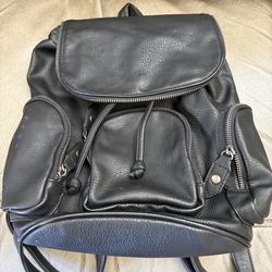 Mossimo backpack purse black
