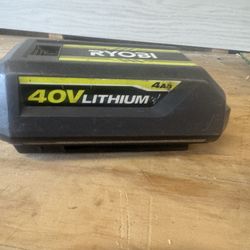 RYOBI 4ah Battery 40v