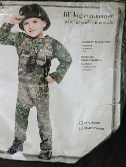 Marines  Soldier Costume Size 3 t  /4t Asking $10